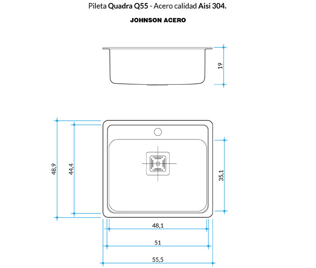 Quadra Mini Q55 A - Johnson Acero