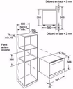 Microondas Grill Empotrable 60 cm - Bompani