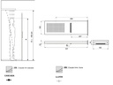 Ducha con cascada rectangular - Hidromet