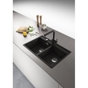 MARIS MRG 620-35-35TL BLACK MATT FRAGRANITE - FRANKE