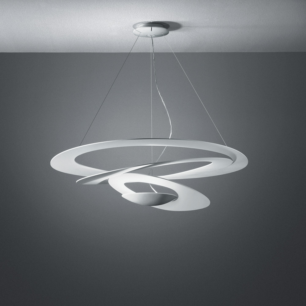 Lámpara De Suspensión Original Artemide Pirce Led color Blanca