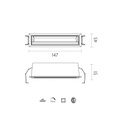 TEBO WALLWASHER 10W 399lm 3000K