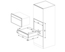CAJÓN CALENTAMIENTO SMEG 60 CM LINEA CLÁSICA - CPR315X
