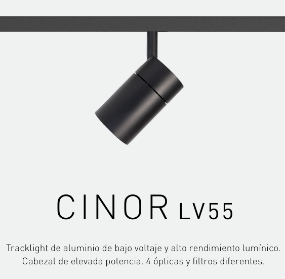 TRACK LV - Sistema de iluminación lineal en riel de bajo voltaje para todas las aplicaciones