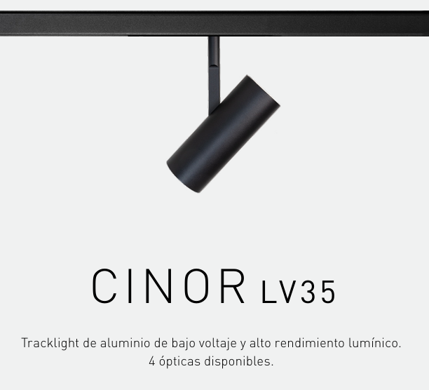 TRACK LV - Sistema de iluminación lineal en riel de bajo voltaje para todas las aplicaciones