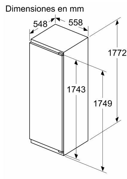 Heladera Panelable KIR81ADD0 - Bosch
