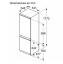 Heladera Integrable KIV86VSE0 - Bosch