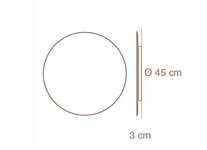 Aplique Eclipse fieltro 45 CM - IMDI