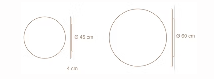 Aplique Eclipse madera - IMDI