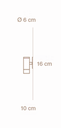 Aplique Cavia 16 unidireccional - IMDI