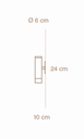 Aplique Cavia 16 unidireccional - IMDI