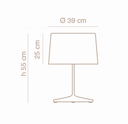 Lampara de mesa HIT HAT Mediana - IMDI