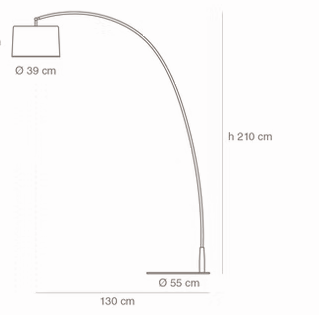 Lampara de pie ARCO - IMDI