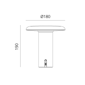 Lampara de mesa Takku - ARTEMIDE
