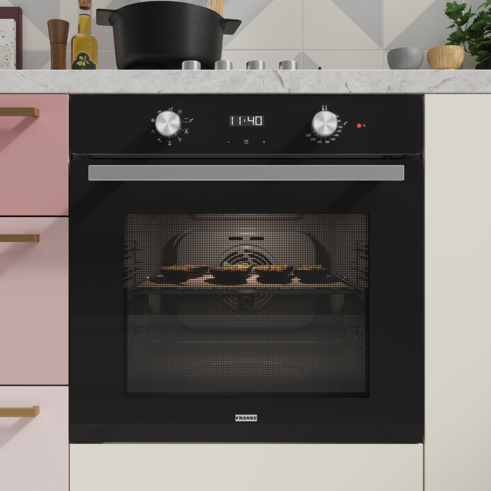 Horno Eléctrico Hidrolítico FSM 86 H BK Negro - FRANKE