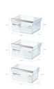 Freezer  Combinable con Heladera KSF36PIDP - BOSCH