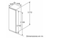 Heladera Panelable KIR81AFE0 - BOSCH