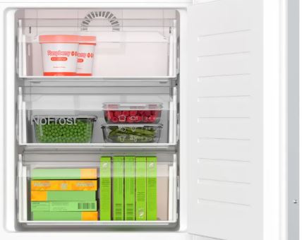 Serie 6 Frigorífico combinado integrable 177.2 x 55.8 cm bisagra plana con cierre suave KIN86ADD0  - BOSCH