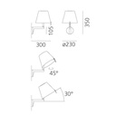 Lampara  Melampo Wall- ARTEMIDE