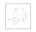 Cabildo Suspensión LED - ARTEMIDE