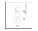 Lampara Pirce Suspensión LED - ARTEMIDE