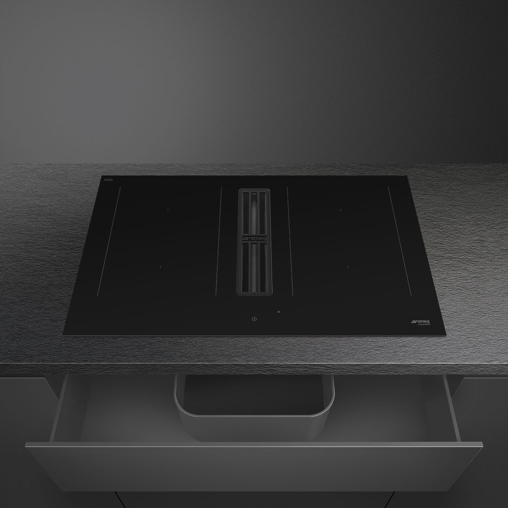 Anafe Inducción 80cm 4 zonas HOBD482D2 c/Campana Integrada - SMEG