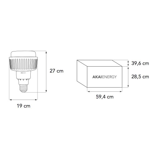 Lampara Low Bay 60w a 120w