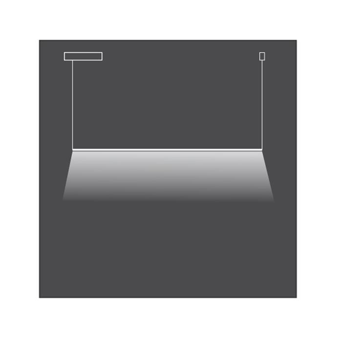 Lampara colgante Lausi H Ø13 x 1554 mm. Led 16,5w. cálido