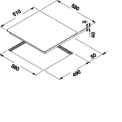 Anafe Vitrocerámico FHC 604 60cm - Franke