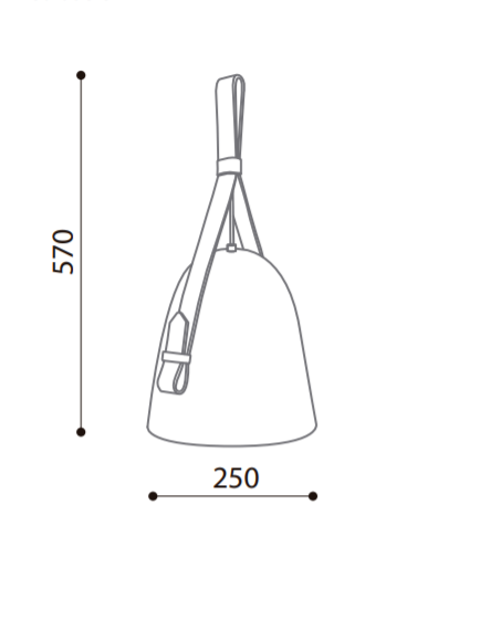 Lámpara Viking colgante