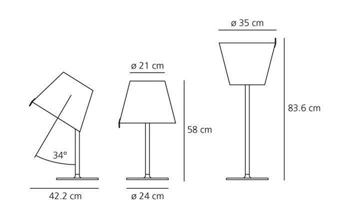 Lampara Melampo Tavolo - Artemide