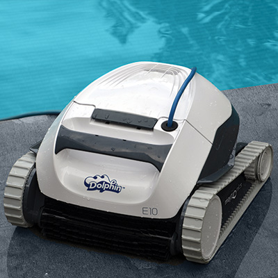 Robot Dolphin E10 limpia piscinas hasta 8mts