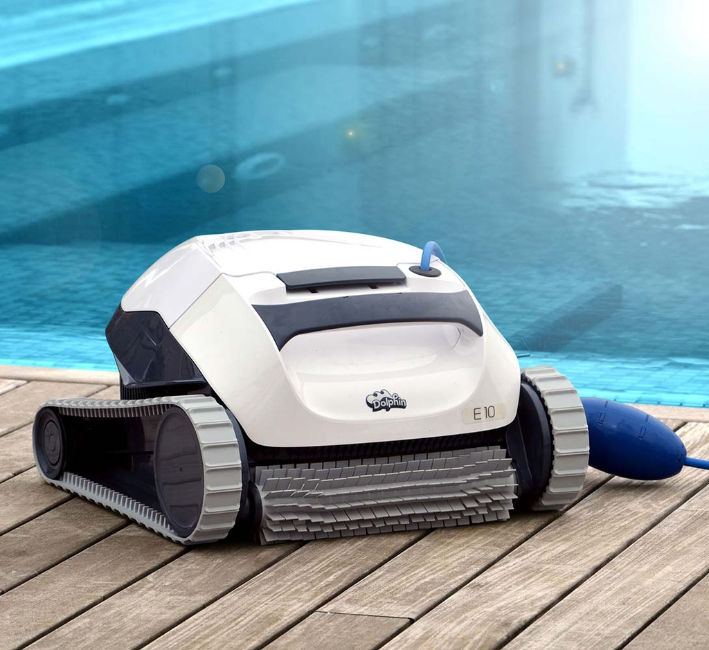 Robot Dolphin E10 limpia piscinas hasta 8mts