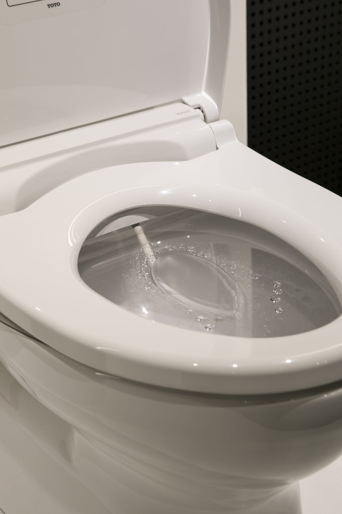 Inodoro De Pie Con Mochila CS320 Con Ecowasher - TOTO