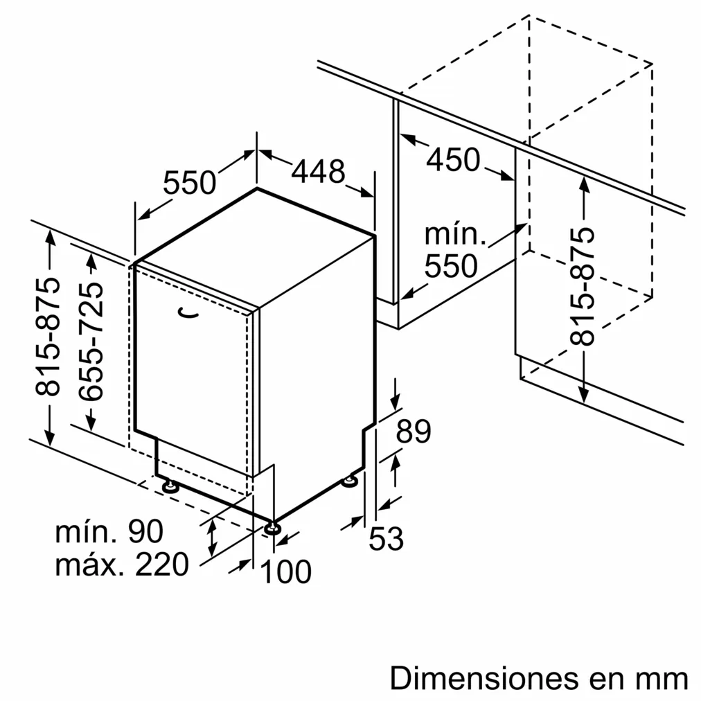 Lavavajillas Integrable 45 cm - Bosch