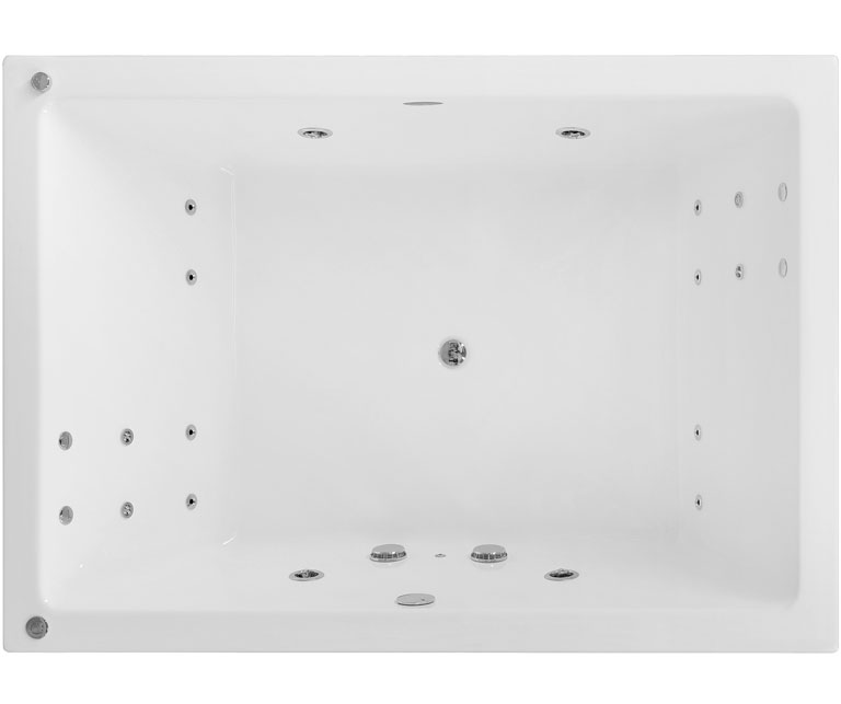 Bañera e Hidromasaje Milano Duo - Aquaglass