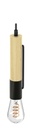 [1612] Lampara colgante Modena (Wood &amp; Black)