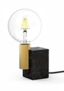[1605] Lampara de mesa Torino (Black &amp; Gold)