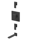 [FR219/J5.0FB] Vistas para termostato ducha Linea Hito - Novum (Negro)