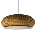[L-N01] Lampara colgante Valle L natural (Blanco)