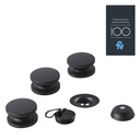 [0295/44N-NG] Nueva 44 Juego para bidet - FV (Negro)