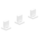 [34002BLBL] Grifería para Bidet Block Up Cromo - Hidromet (Blanco)