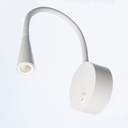 Aplique de pared Waller C (Blanco)