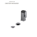 [FR189/J5-CRF] Monocomando para bidé Hito - Novum (Cromo/Negro)