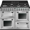 COCINA SMEG MIXTA 110 CM ACERO TR4110X-1AR