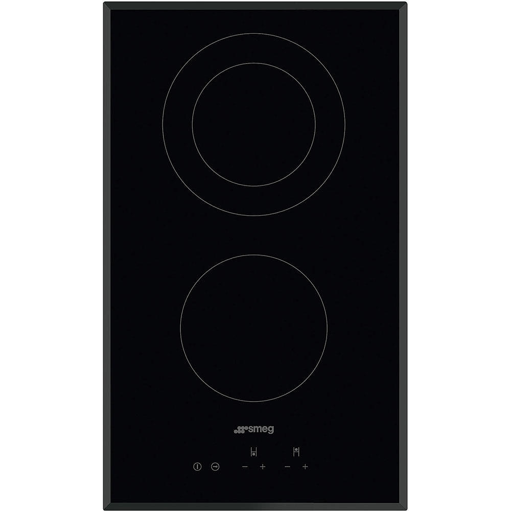 ANAFE SMEG VITROCERAMICO 30 CM 2H SE332EB-AR