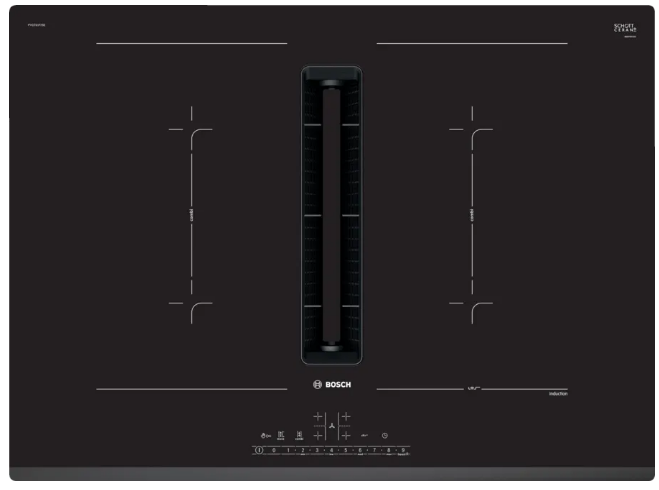 Anafe de inducción con extractor integrado 70 cm PVQ731F25E - BOSCH