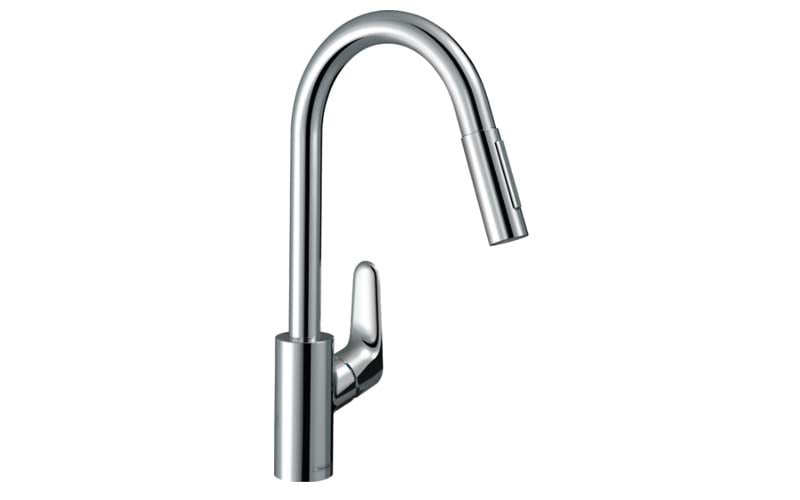 Hansgrohe Focus M41 Mezclador monomando de cocina 240 con ducha extraíble, 2jet codigo 31815000