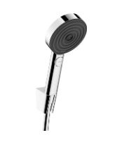 Duchador de mano Pulsify c/3 Formas de Lluvia CR c/Soporte y Flexible - HANSGROHE