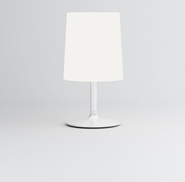 Lampara de mesa velador Hit Hat translucido corto - IMDI
